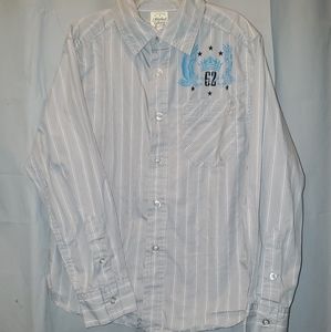 Boys 8 button down long sleeve